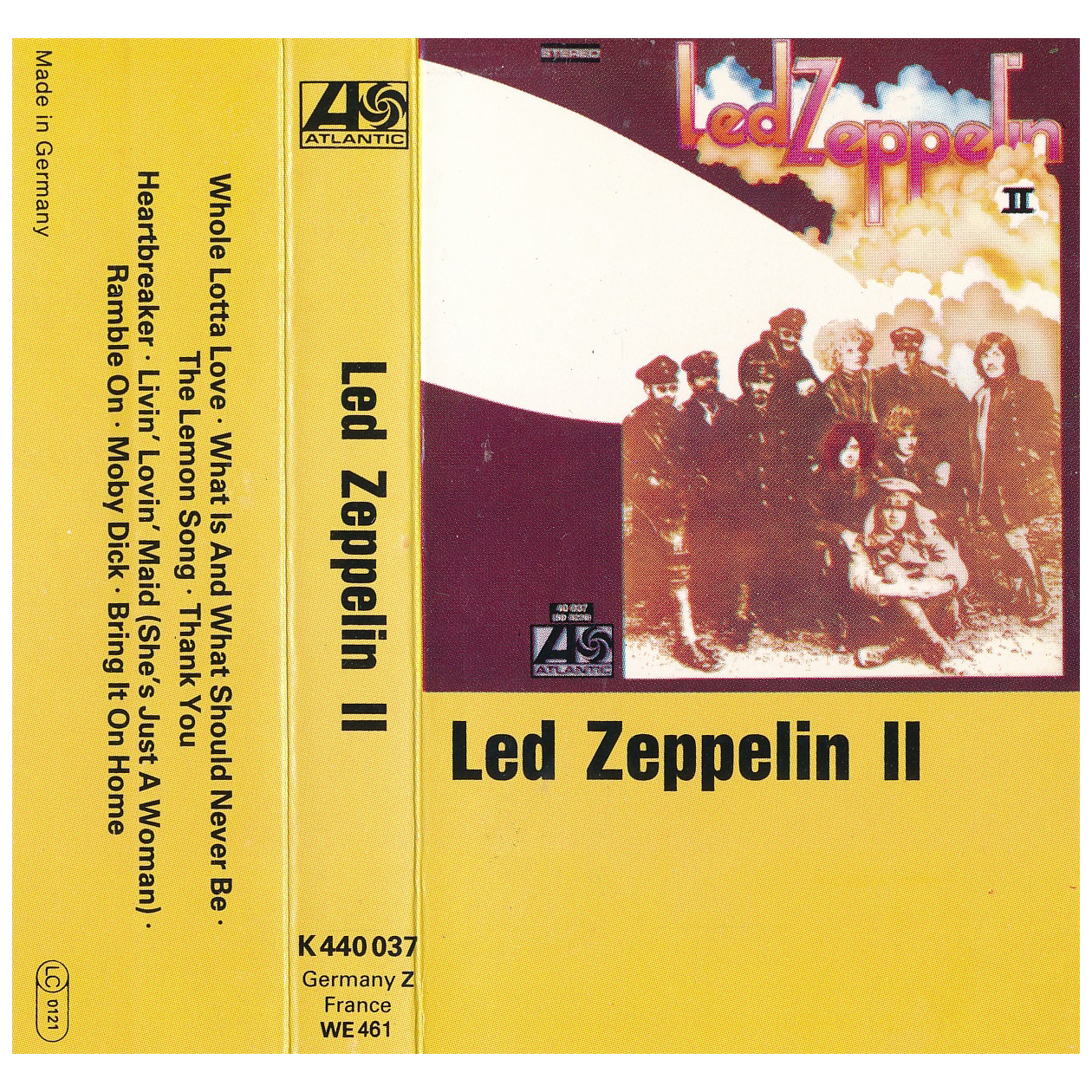 Cassette <br>Led Zeppelin II <br>Germany (440 037) #1 - Image 2