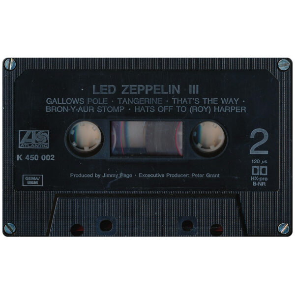 Cassette <br>Led Zeppelin III <br>Germany (K 450 002) #1 - Image 5