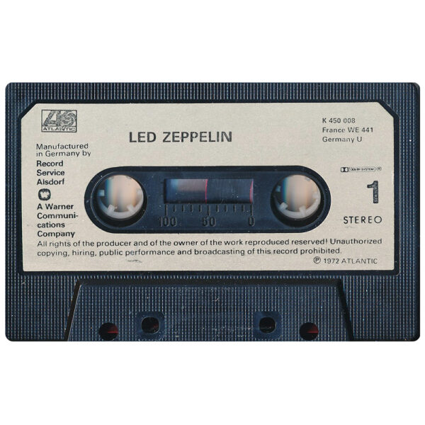 Cassette <br>Led Zeppelin IV <br>Germany (K 450 008) #2 - Image 4