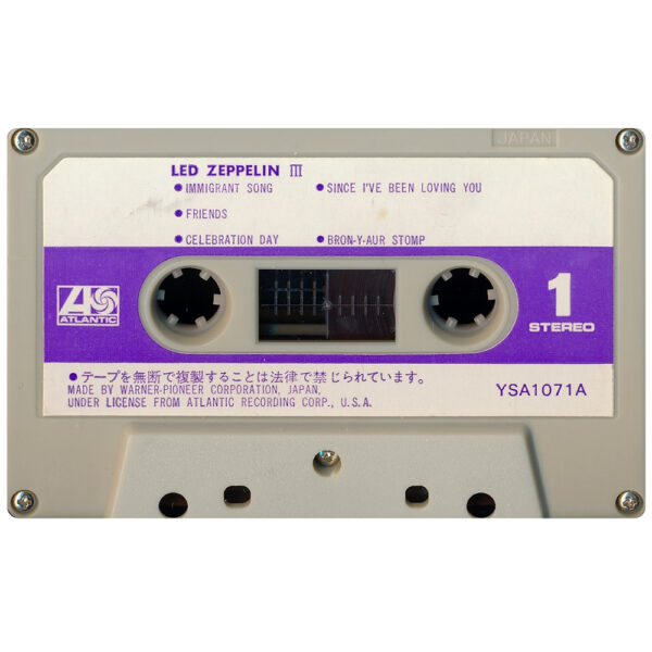 Cassette <br>Led Zeppelin III <br>Japan (YSA 1071A) - Image 4
