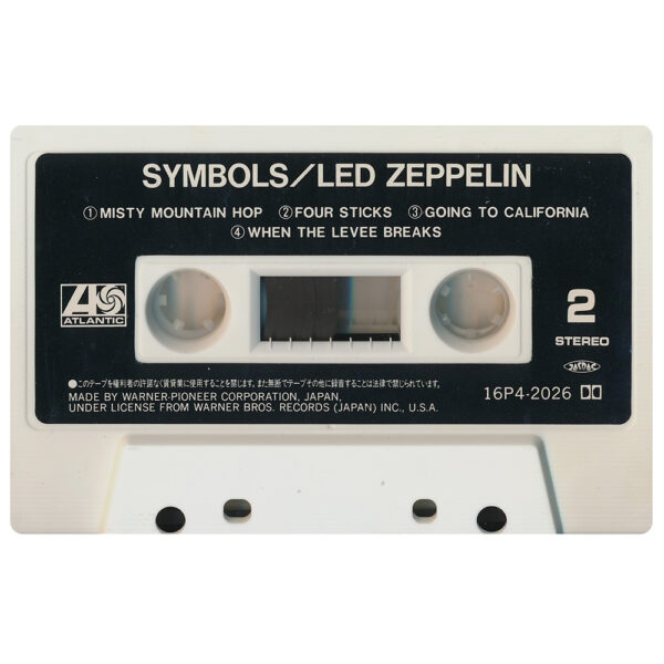 Cassette <br>Led Zeppelin IV <br>Japan (16P4-2026) - Image 5