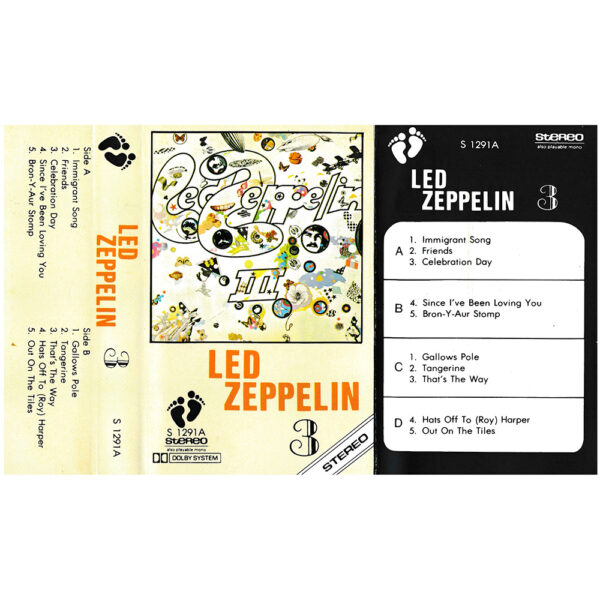 Cassette <br>Led Zeppelin III <br>Malaysia (S 1291A) - Image 2