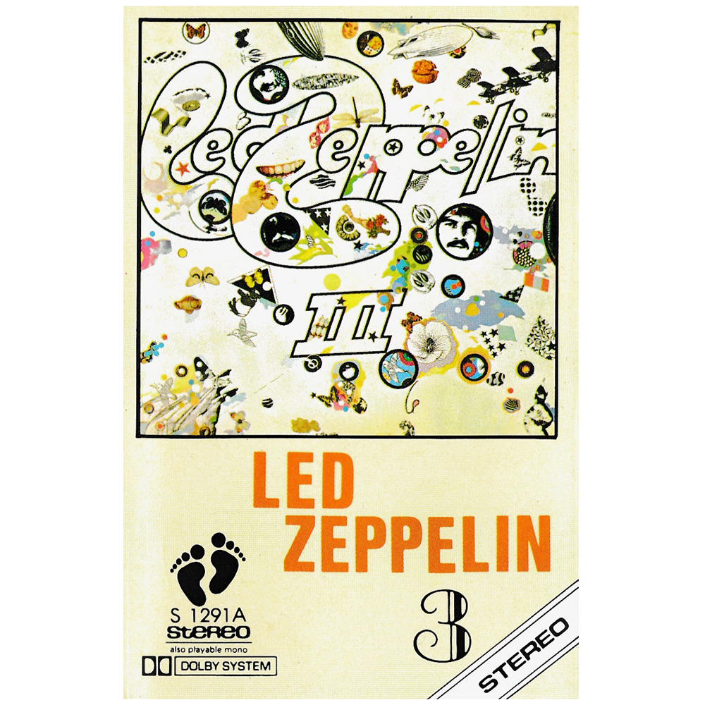 Cassette <br>Led Zeppelin III <br>Malaysia (S 1291A)