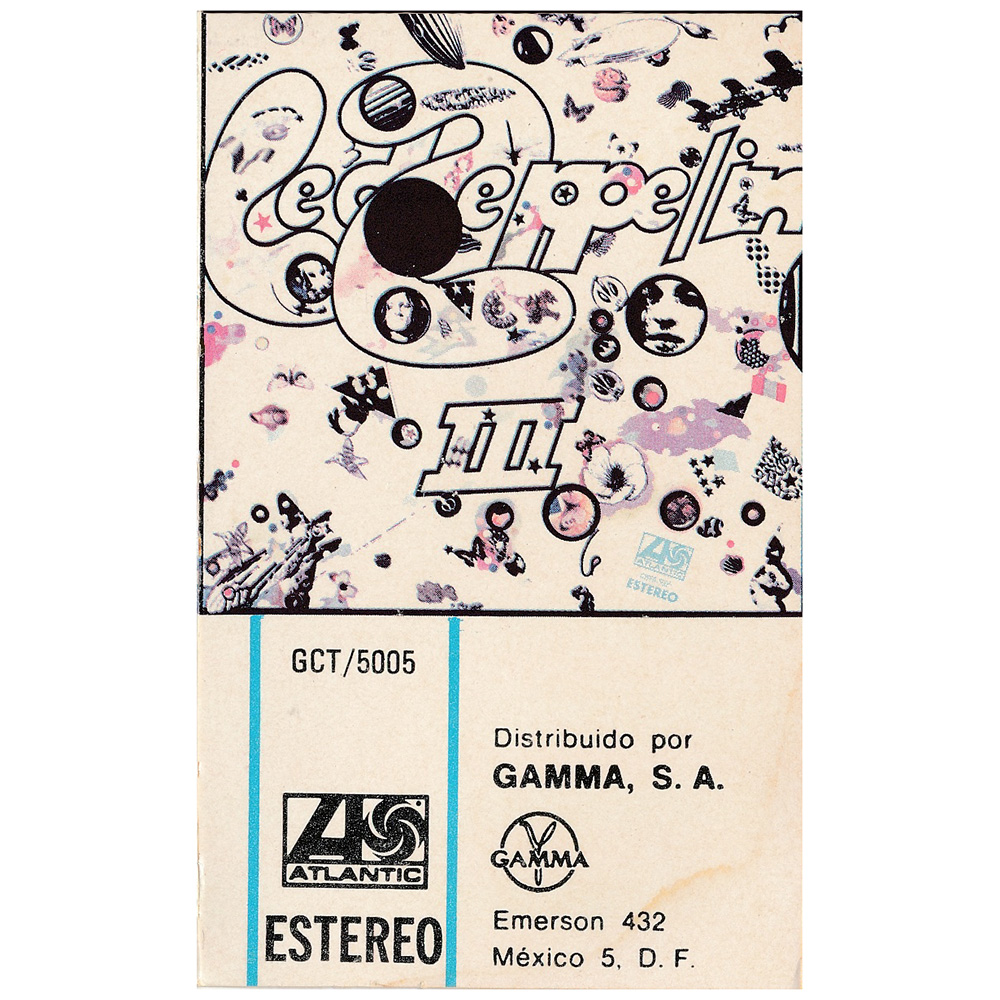 Cassette <br>Led Zeppelin III <br>Mexico (GCT-5005)