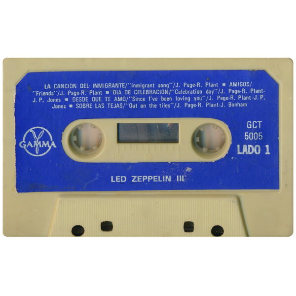 Cassette <br>Led Zeppelin III <br>Mexico (GCT-5005) - Image 4