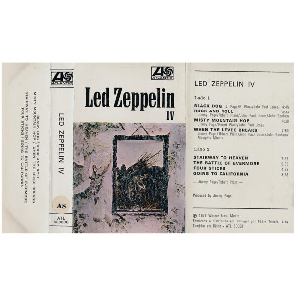 Cassette <br>Led Zeppelin IV <br>Portugal (ATL 450008) - Image 2