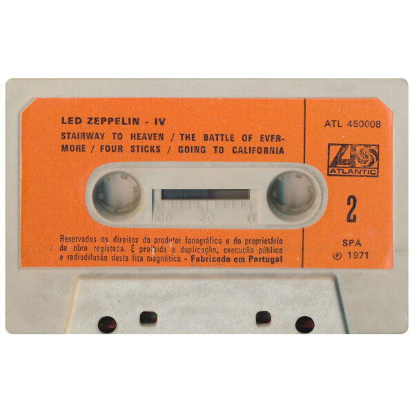 Cassette <br>Led Zeppelin IV <br>Portugal (ATL 450008) - Image 4