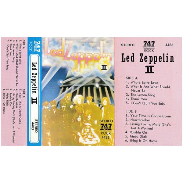 Cassette <br>Led Zeppelin II <br>Saudi Arabia (4483) #1 - Image 2