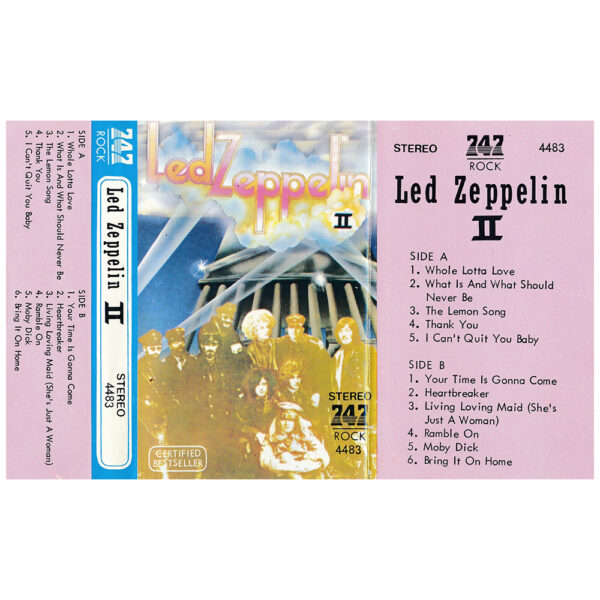 Cassette <br>Led Zeppelin II <br>Saudi Arabia (4483) #2 - Image 2