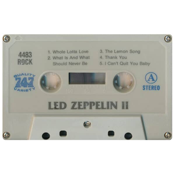 Cassette <br>Led Zeppelin II <br>Saudi Arabia (4483) #2 - Image 3