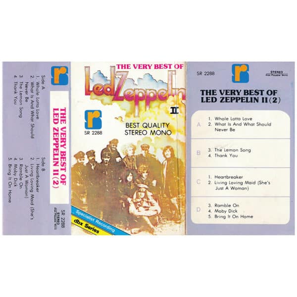 Cassette <br>Led Zeppelin II <br>Saudi Arabia (SR 2288) - Image 2