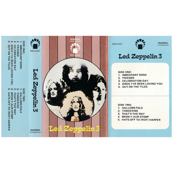 Cassette <br>Led Zeppelin III <br>Saudi Arabia (IMD-6603) - Image 2