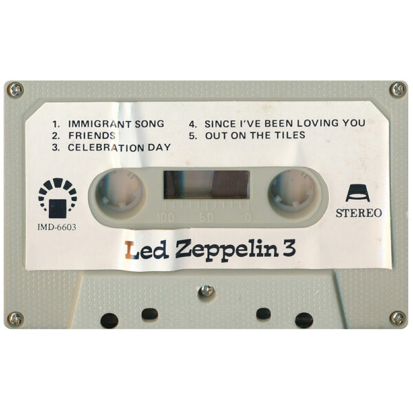 Cassette <br>Led Zeppelin III <br>Saudi Arabia (IMD-6603) - Image 3