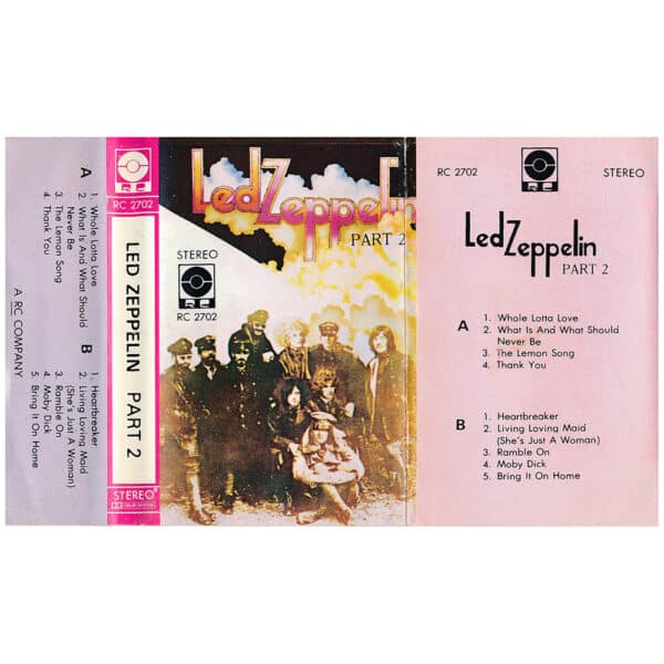 Cassette <br>Led Zeppelin II <br>Singapore (RC 2702) - Image 2