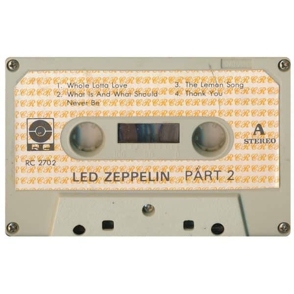 Cassette <br>Led Zeppelin II <br>Singapore (RC 2702) - Image 3