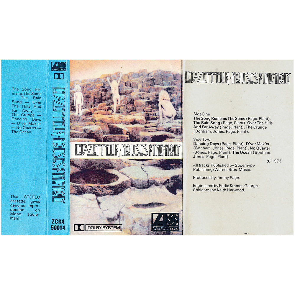 Cassette <br>Houses of the Holy <br>UK (ZCK450014) #2 - Image 2