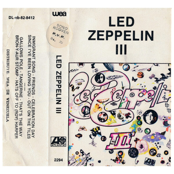 Cassette <br>Led Zeppelin III <br>Venezuela (2294) - Image 2