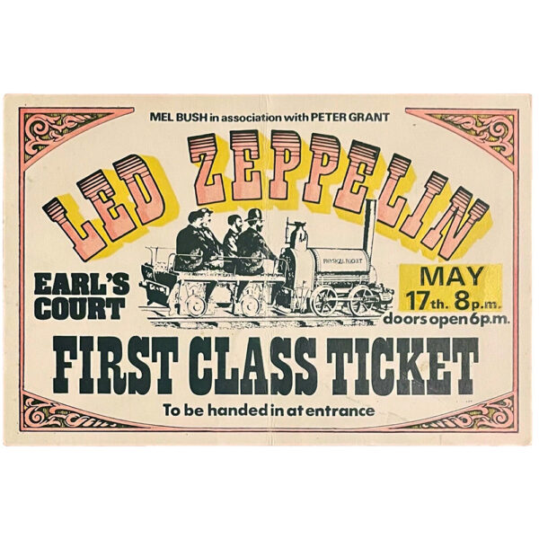 Concert Pass <br>1975.05.217 <br>Earls Court