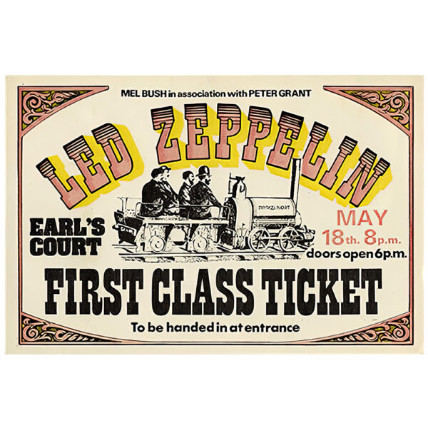 Concert Pass <br>1975.05.18 <br>Earls Court