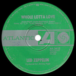 Single <br>Australia (AK-3412) <br>Whole Lotta Love / Living Loving Maid (#4)
