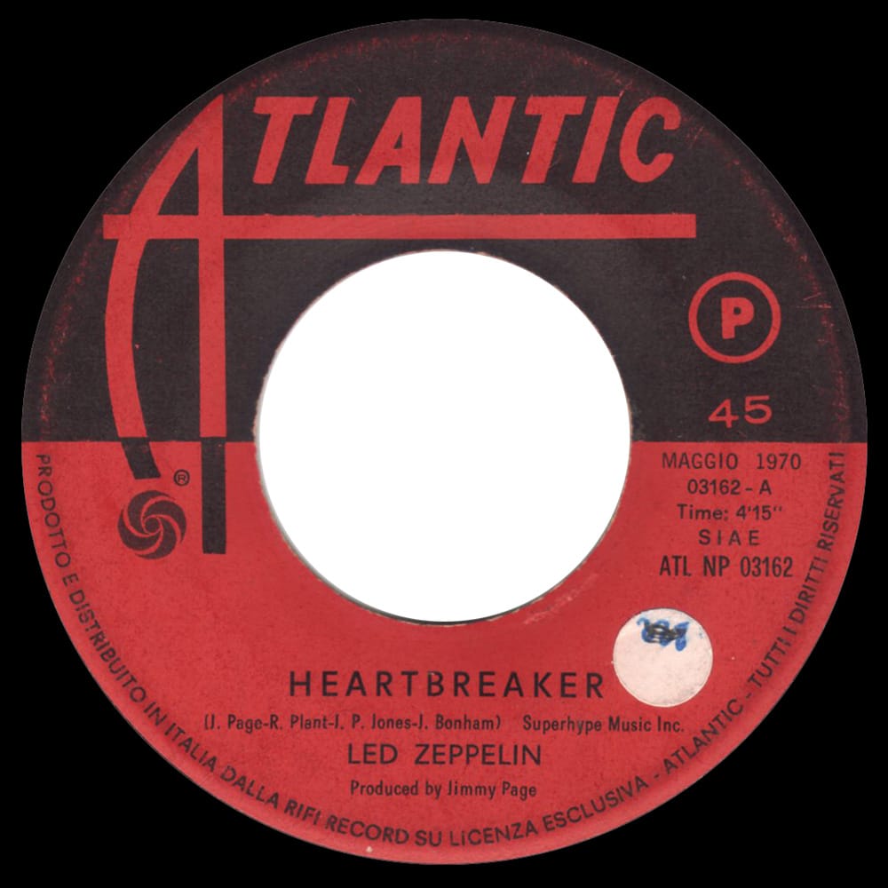 Single <br>Italy (ATL NP 03162) <br>Heartbreaker / Bring It On Home (Promo #2) - Image 3