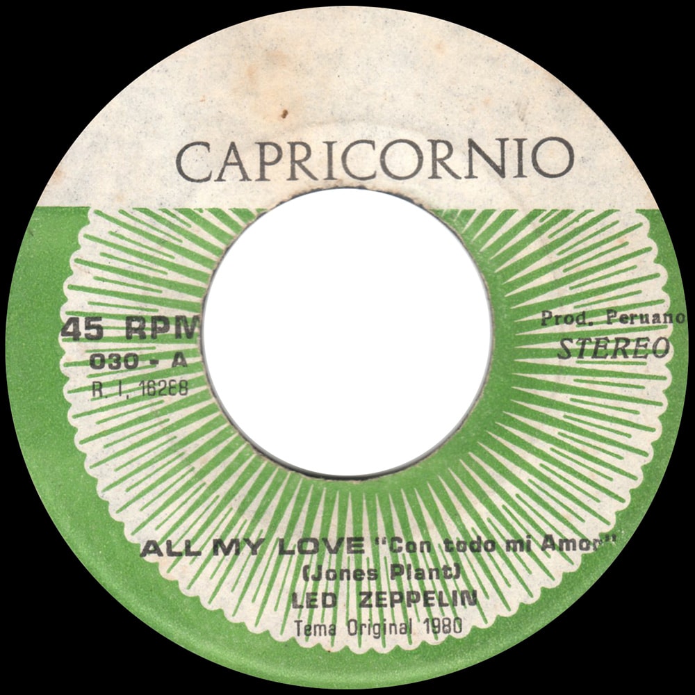 Single <br>Peru (030) <br>All My Love / Rise (Promo #2) - Image 3