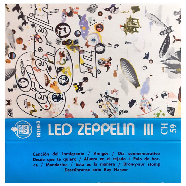 Cassette <br>Led Zeppelin III <br>Spain (CH 59) - Image 2