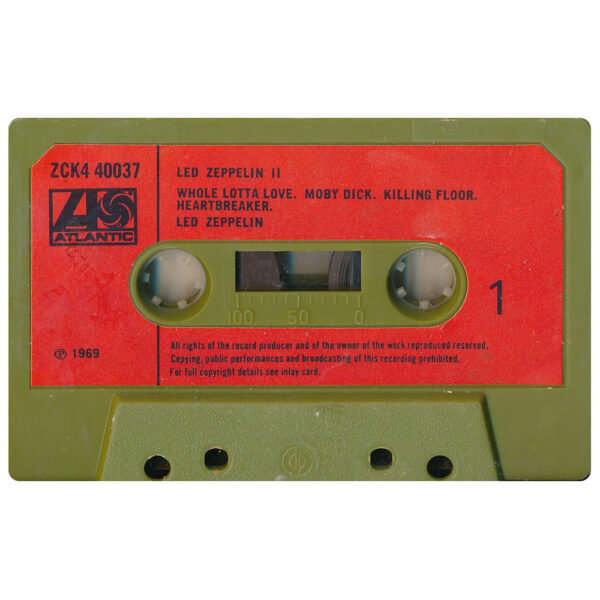 Cassette <br>Led Zeppelin II <br>UK (ZCK4 40037) - Image 4