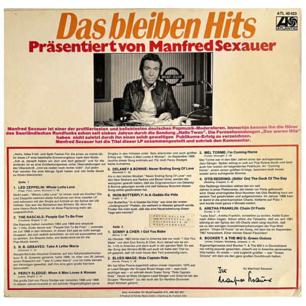 LP <br>Das Bleiben Hits <br>Whole Lotta Love <br>Germany (40 423) - Image 2