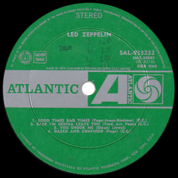 LP <br>Led Zeppelin <br>New Zealand (SAL-933232) #1 - Image 3