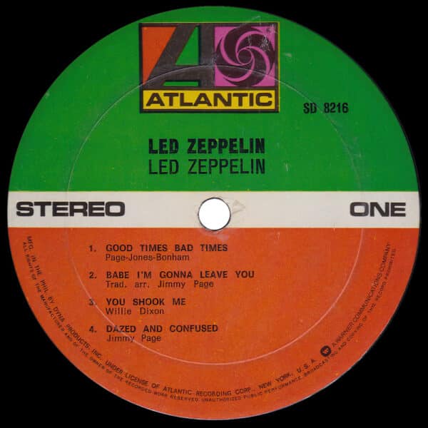 LP <br>Led Zeppelin <br>Philippines (SD 8216) #3 - Image 3