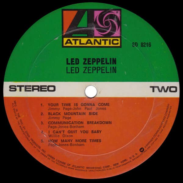 LP <br>Led Zeppelin <br>Philippines (SD 8216) #3 - Image 4