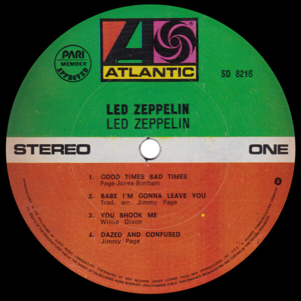 LP <br>Led Zeppelin <br>Philippines (SD 8216) #4 - Image 3
