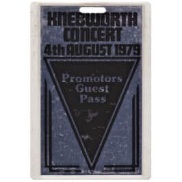 Concert Pass <br>1979.08.04 <br>Knebworth, Promoters Guest