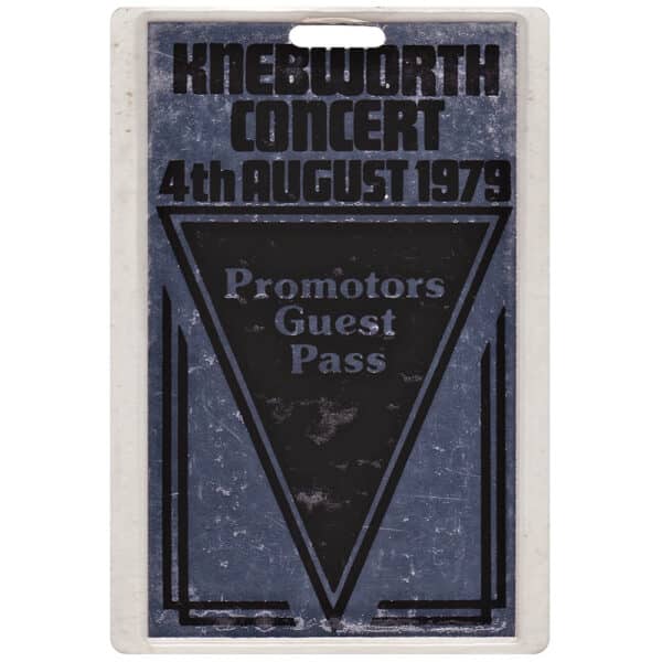 Concert Pass <br>1979.08.04 <br>Knebworth, Promoters Guest
