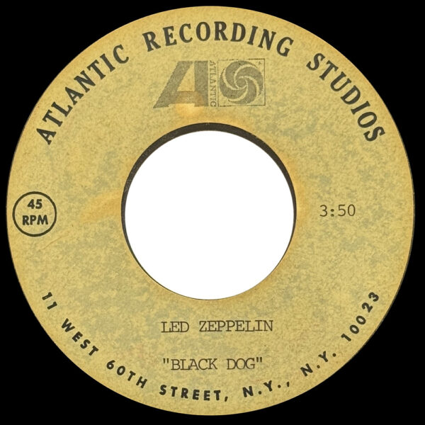 Single <br>USA (45-2849) <br>Black Dog, one-sided (Acetate #2) - Image 2