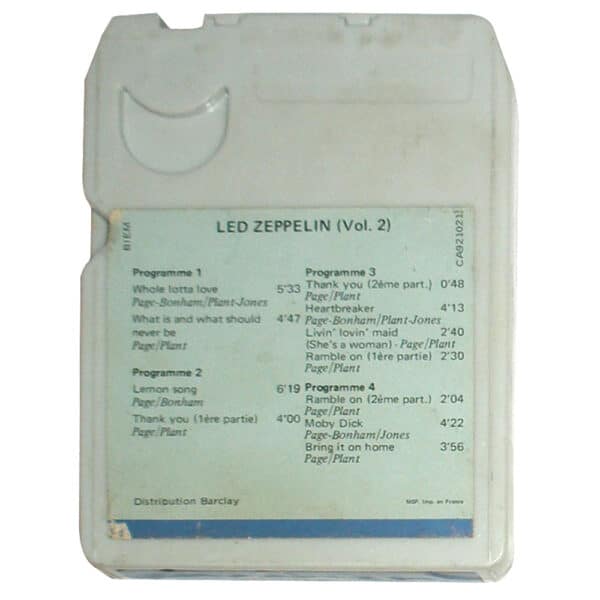 8-Track <br>Led Zeppelin II <br>France (CA921021) - Image 3