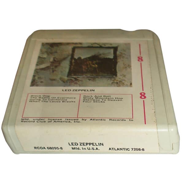 8-Track <br>Led Zeppelin IV <br>USA (7208-8) - Image 2