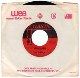 Single <br>Canada (AT 2865) <br>Rock and Roll / Four Sticks (#3)