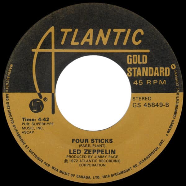 Single <br>Canada (GS 45849) <br>Rock and Roll / Four Sticks (#3) - Image 3