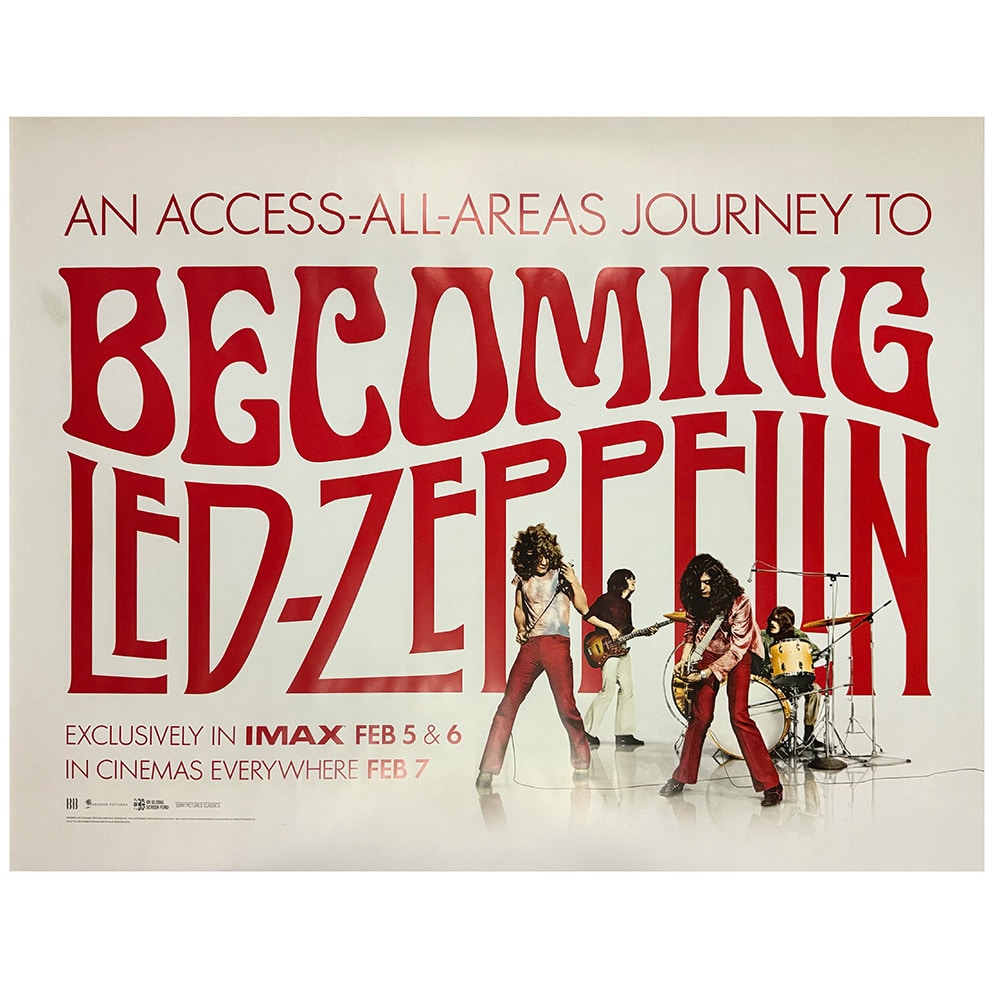 Becoming Led Zeppelin <br>UK <br>Poster #2