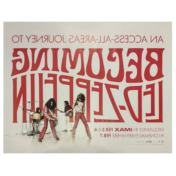 Becoming Led Zeppelin <br>UK <br>Poster #2 - Image 2
