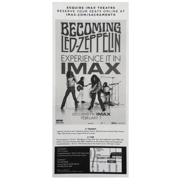 Becoming Led Zeppelin <br>USA <br>Flyer, IMAX