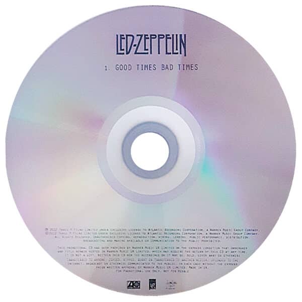 Celebration Day <br>CD, Promotional, Good Times Bad Times (UK) - Image 4