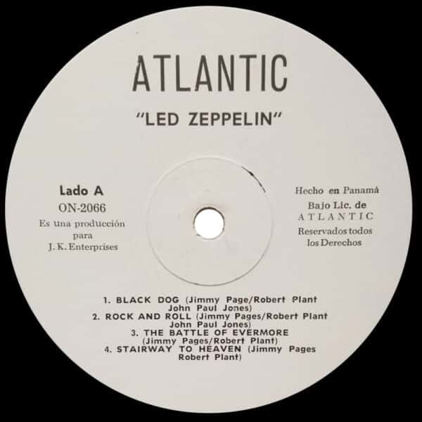 LP <br>Led Zeppelin IV <br>Panama (ON-2066) - Image 3