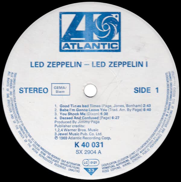 LP <br>Led Zeppelin <br>Poland (K 40 031) #1 - Image 2
