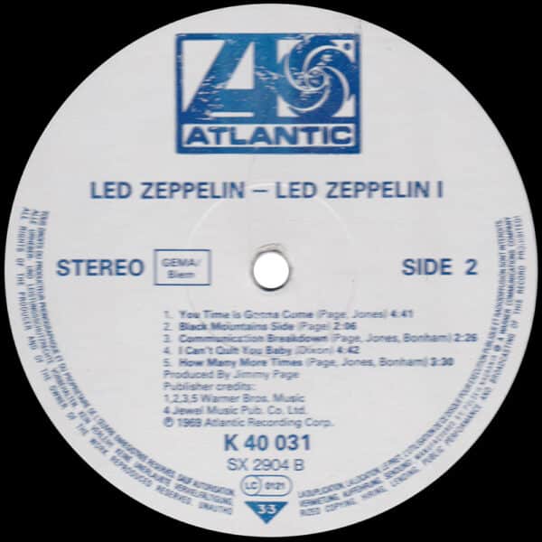 LP <br>Led Zeppelin <br>Poland (K 40 031) #1 - Image 3