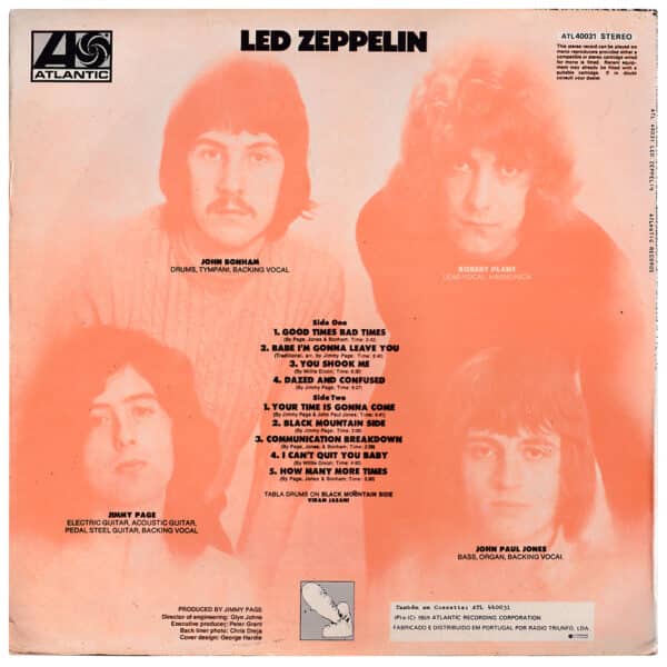 LP <br>Led Zeppelin <br>Portugal (ATL 40031) #1 - Image 2