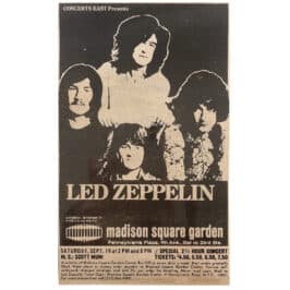 Concert Advertisement <br>1970.09.19 <br>New York, NY (Ad)