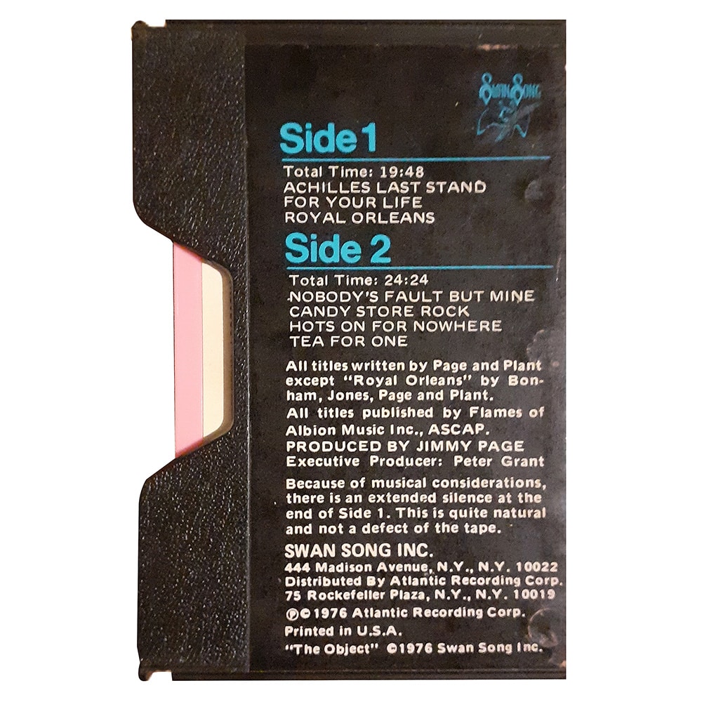 Cassette <br>Presence <br>USA (SWS CS 8416 797) #1 - Image 2